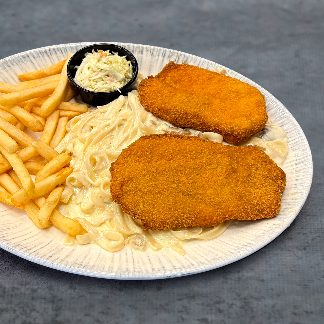 Escalope tagliatelle